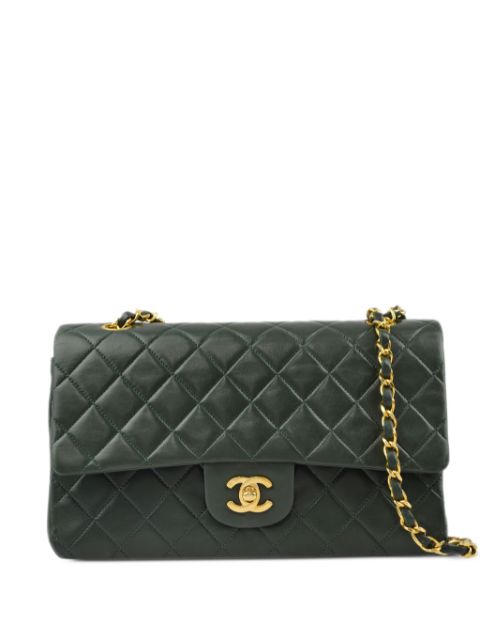 Affordable HOT SALE CHANEL 1990 medium Double Flap shoulder bag Women