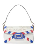 Lancel medium leather cross bag - White