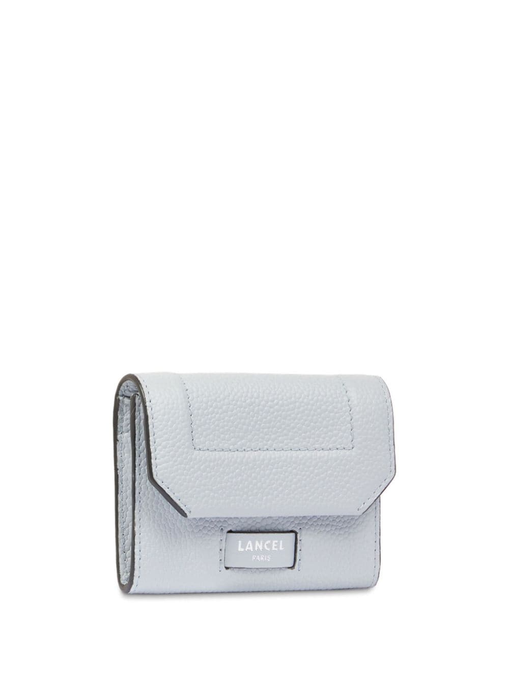 Shop Lancel Mini Ninon Wallet In Grey