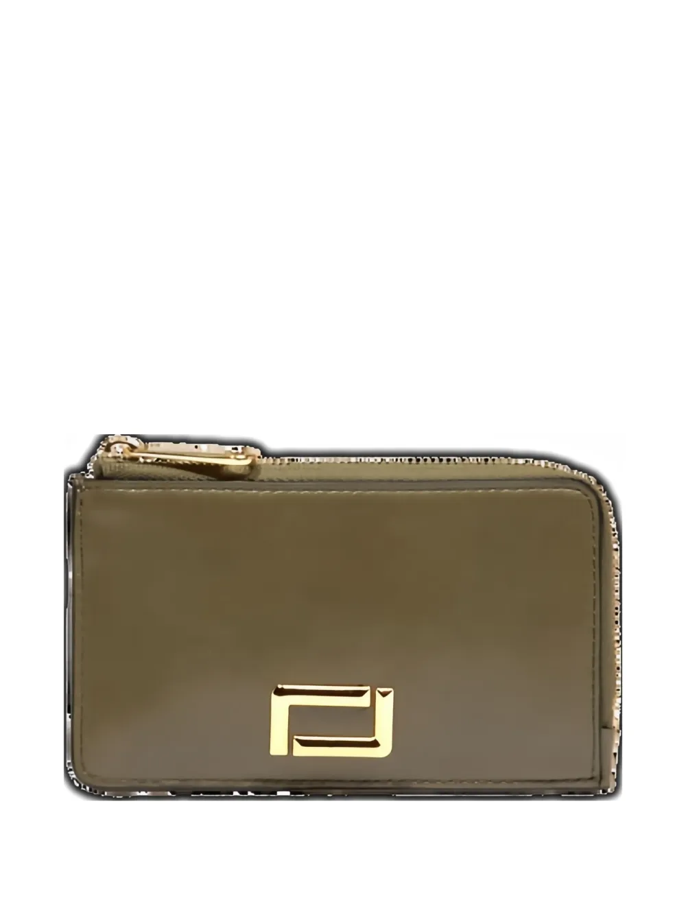 Lancel Angele Zip-around Card Holder In Green