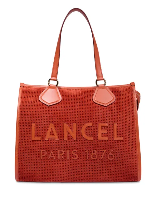 Grand sac cabas à patch logo - Lancel - Modalova