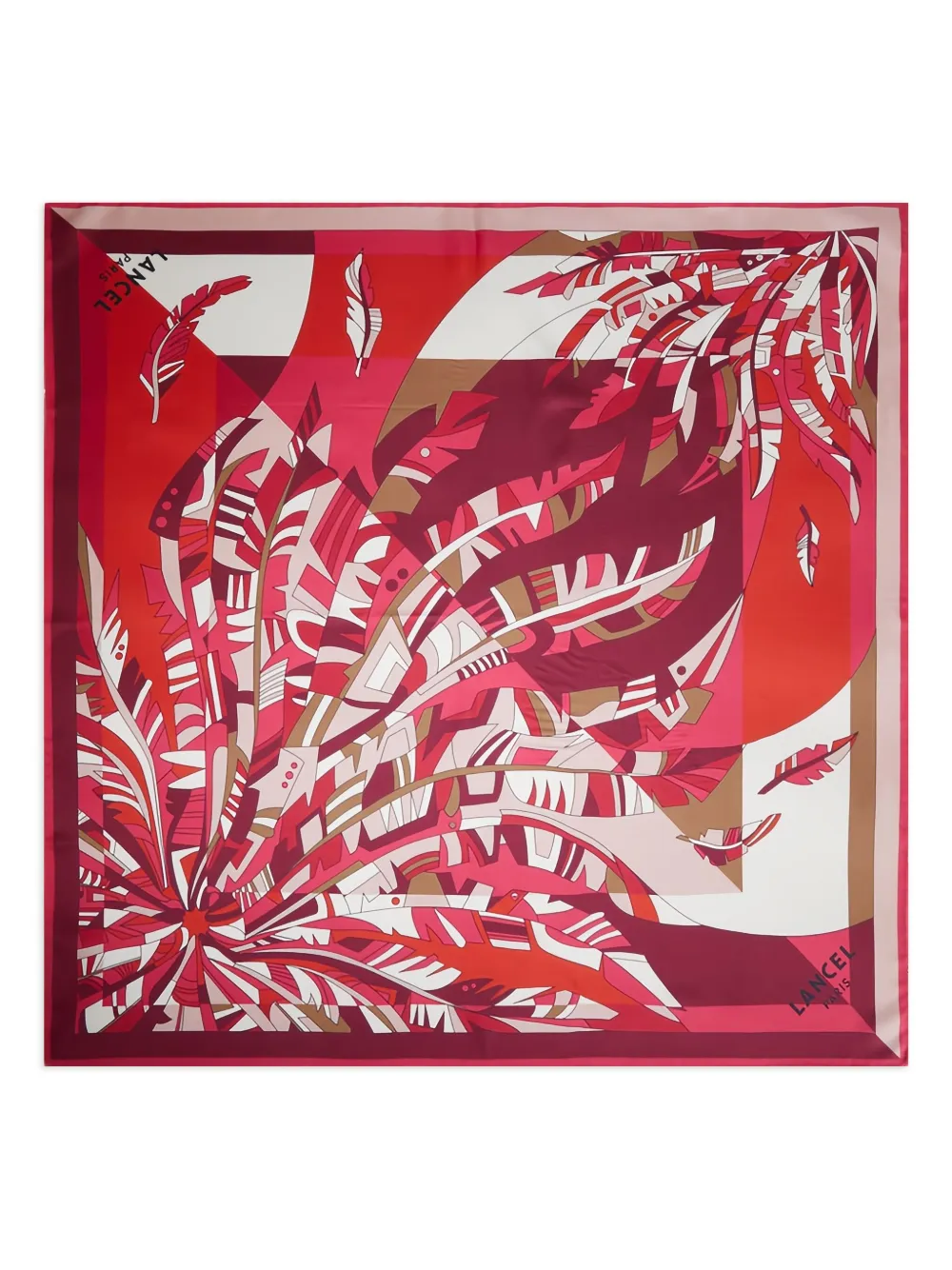 Lancel Arabesque silk scarf | Pink | Image 1