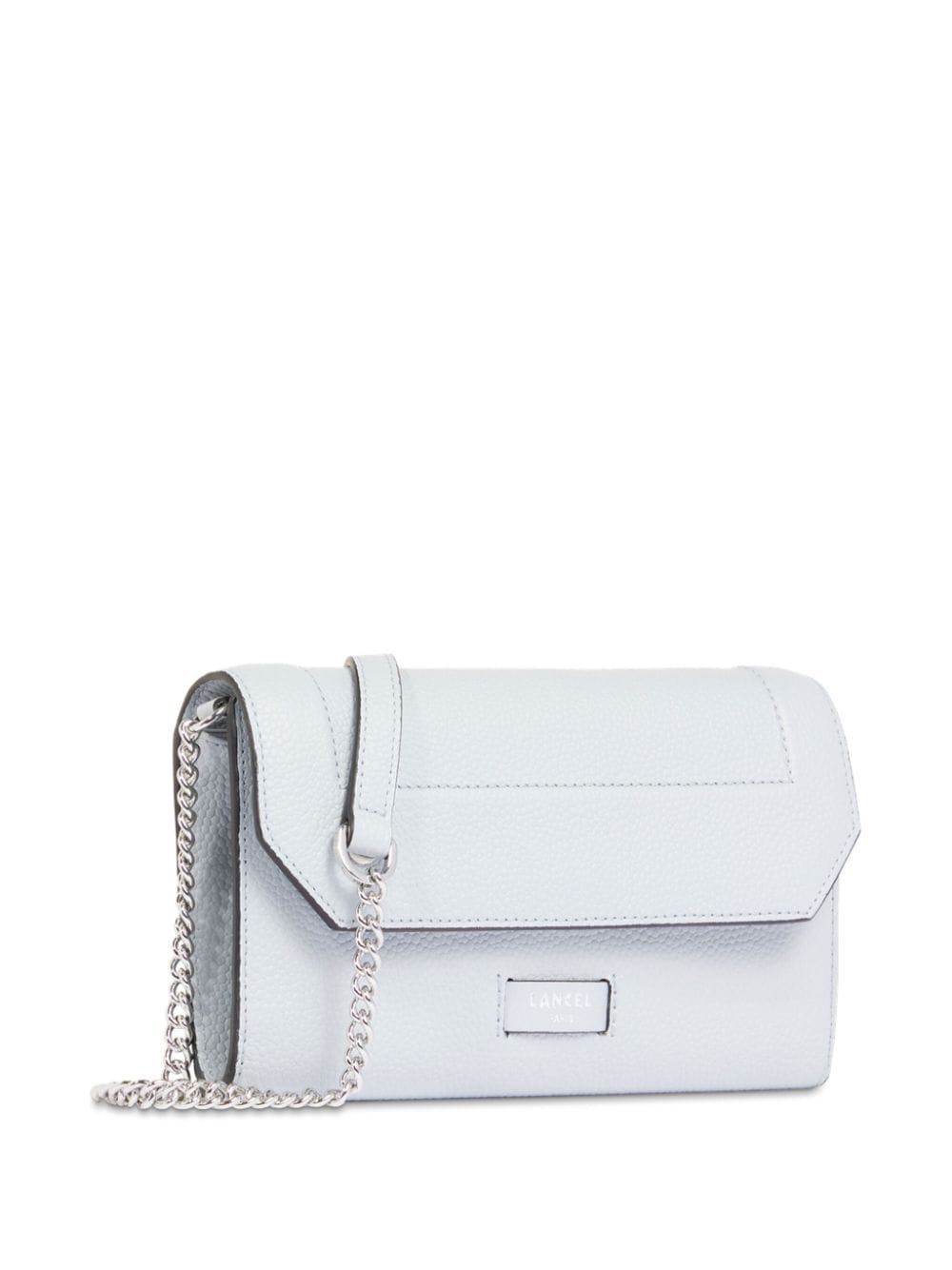 Shop Lancel Ninon Wallet In Grey