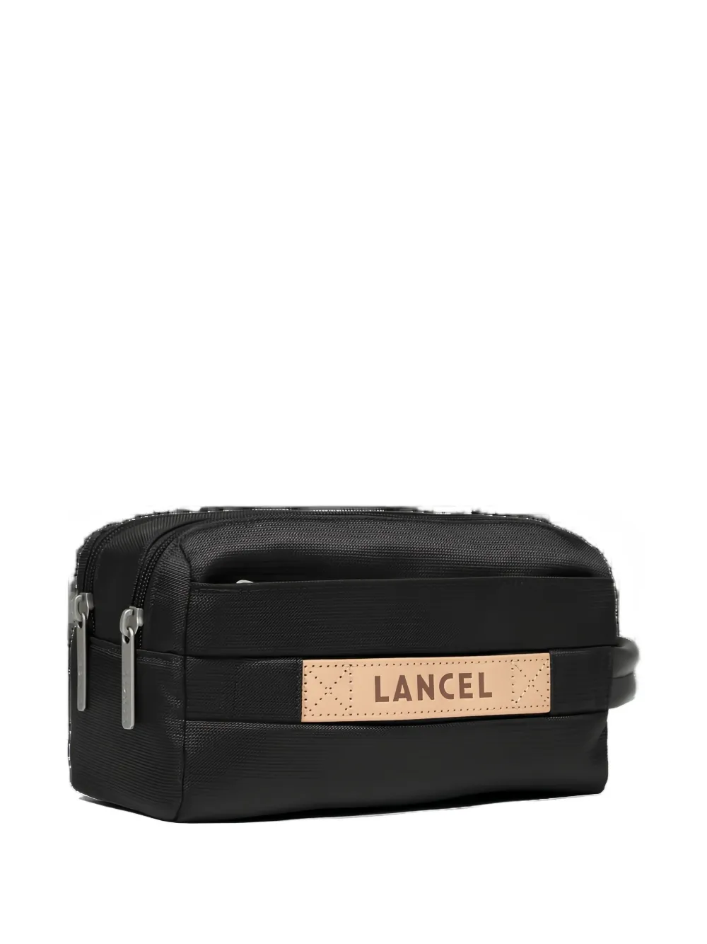 Lancel Zipped Toilet Pouch In Black
