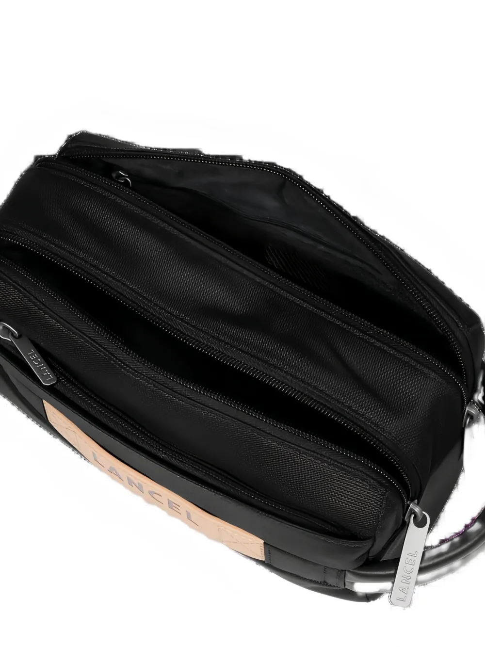 Lancel Zipped Toilet Pouch In Black