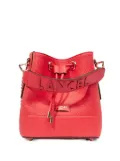 Lancel leather mini bucket bag - Red