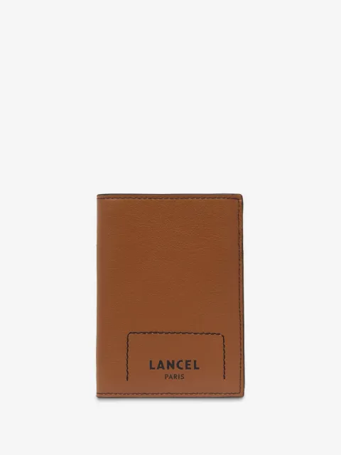 Lancel 9cc tri-fold leather wallet