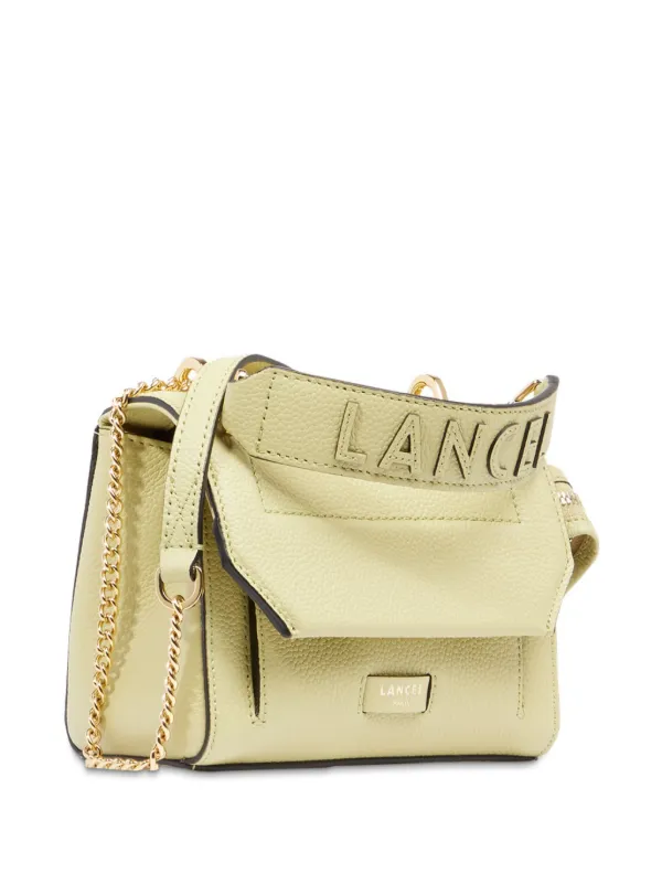 Lancel Mini Leather Cross Bag Green FARFETCH IN