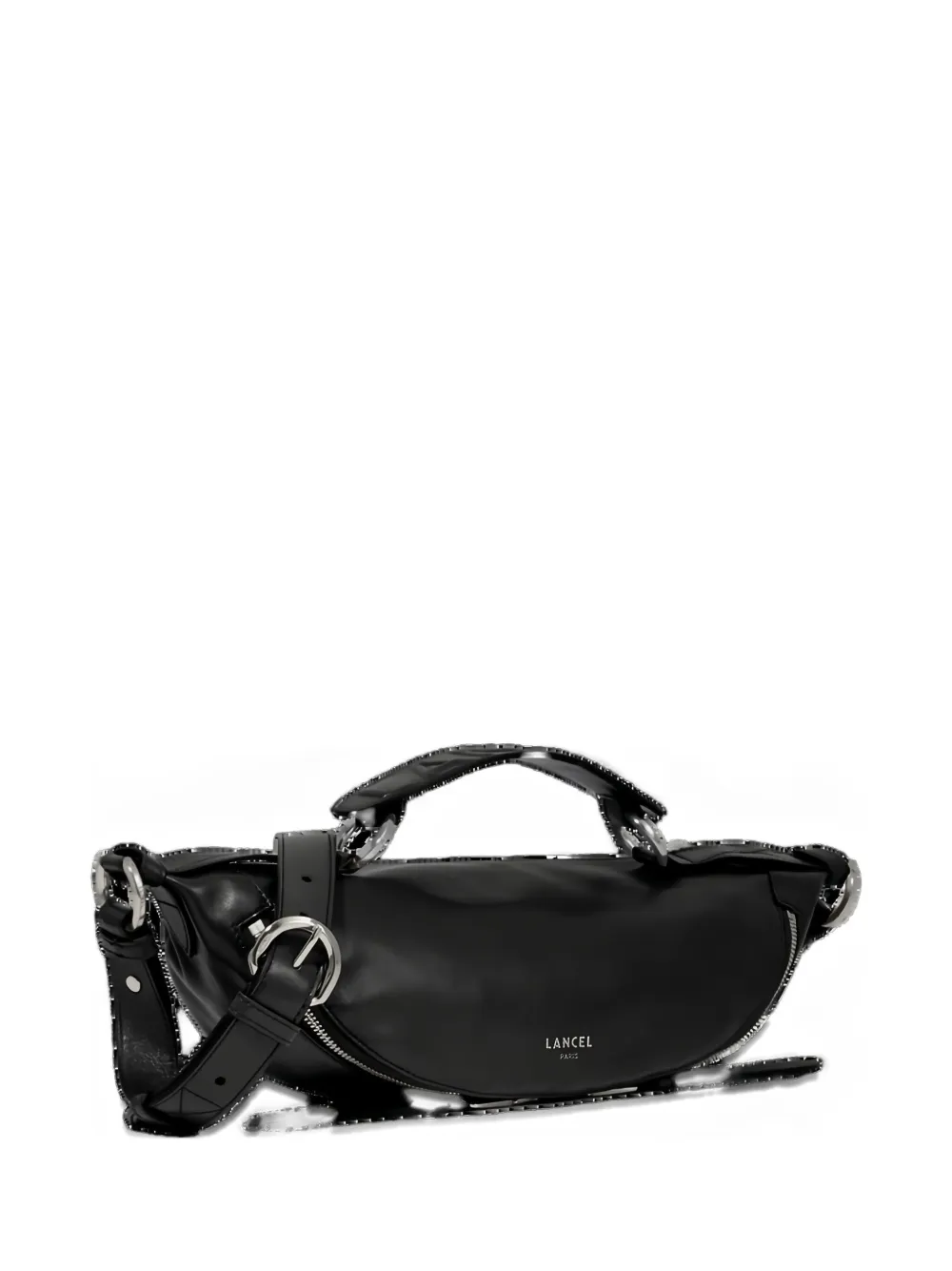 Lancel Origami Cross Body Bag In Black