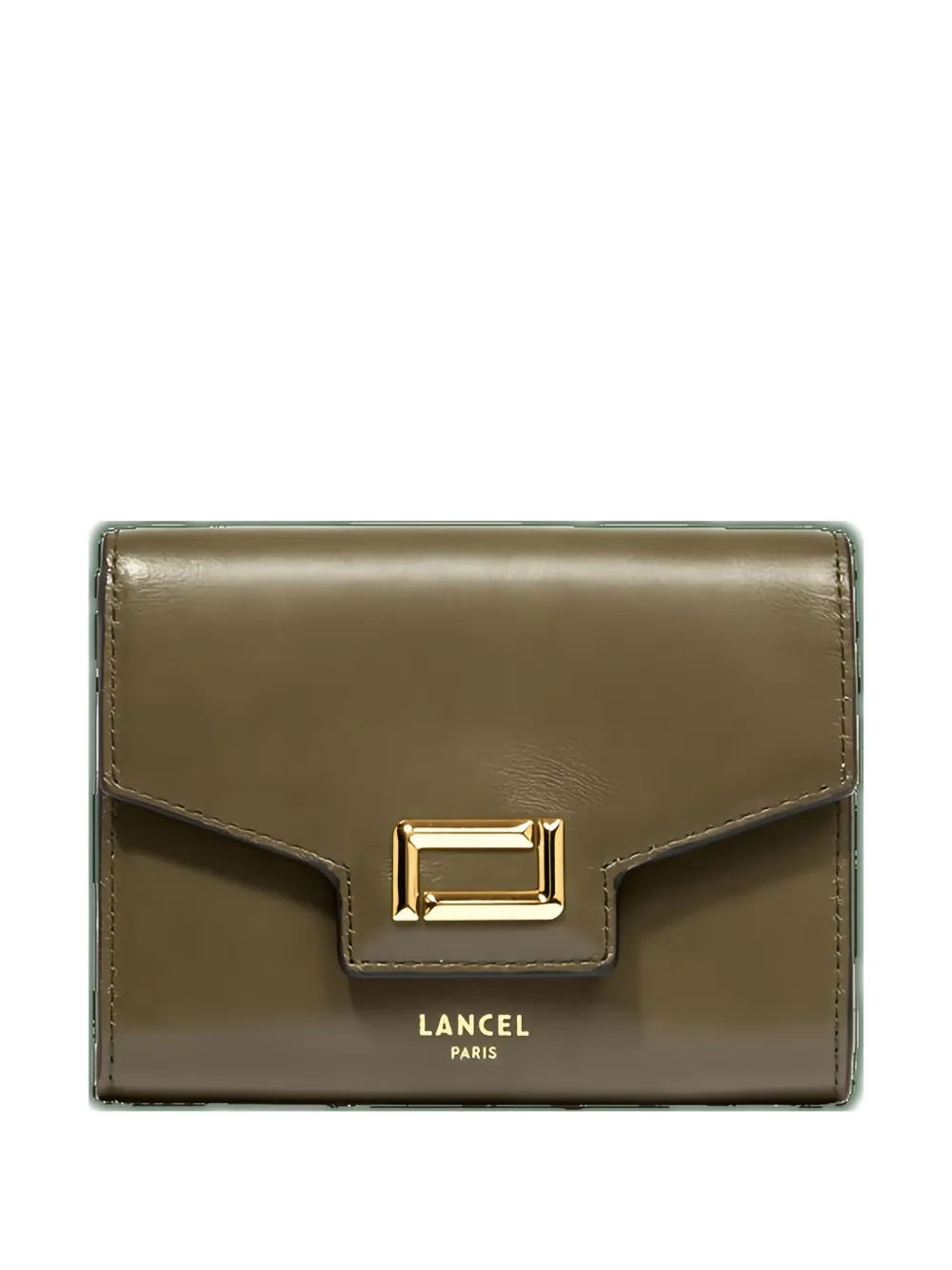 Lancel Angele leather wallet - Verde