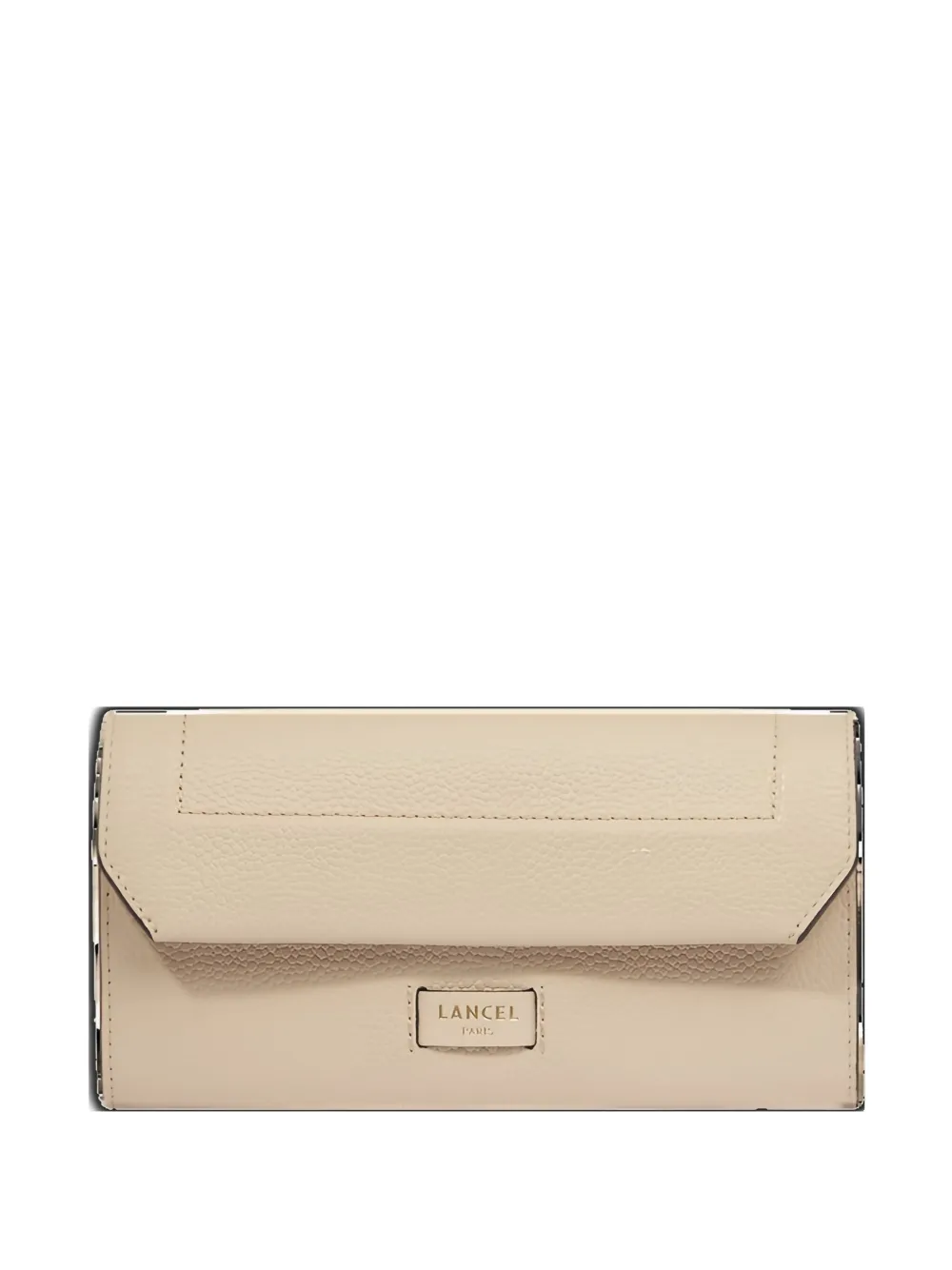 Lancel Ninon Flap-closure Leather Wallet In Brown
