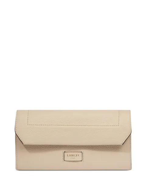 Lancel Ninon flap-closure leather wallet