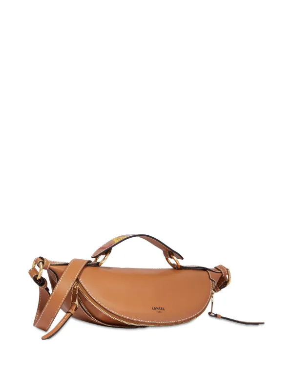 Lancel Petit Sac à Bandoulière Origami Marron FARFETCH FR