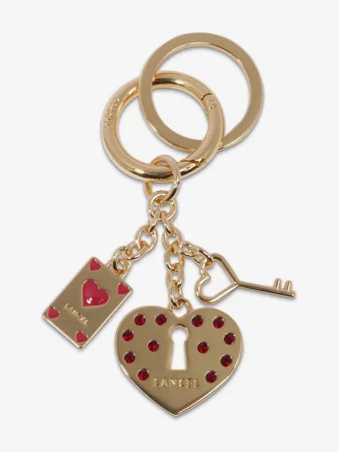 Lancel Crush crystal-embellished keyring 