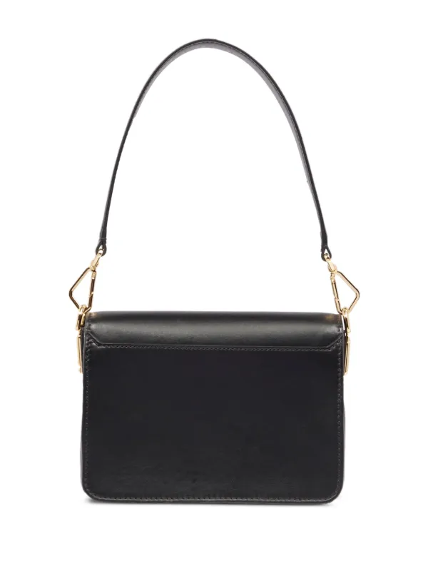 Lancel Small Angele De Lancel Leather Shoulder Bag Black FARFETCH IE