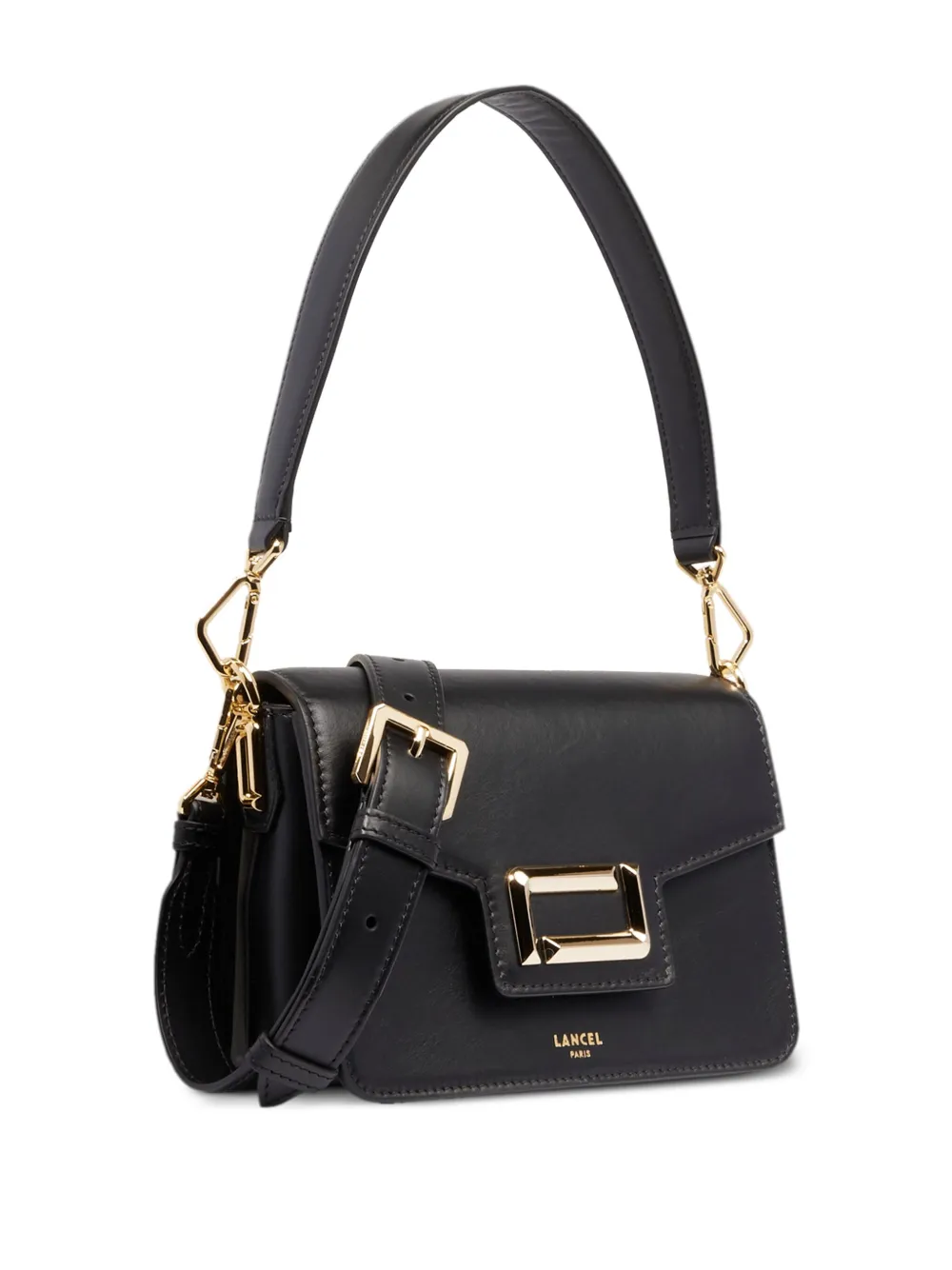 Lancel Small Angele De Lancel Leather Shoulder Bag Black FARFETCH IE