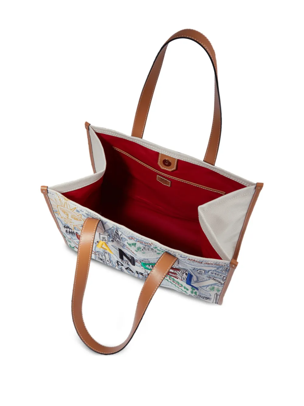 Lancel shopper Wit