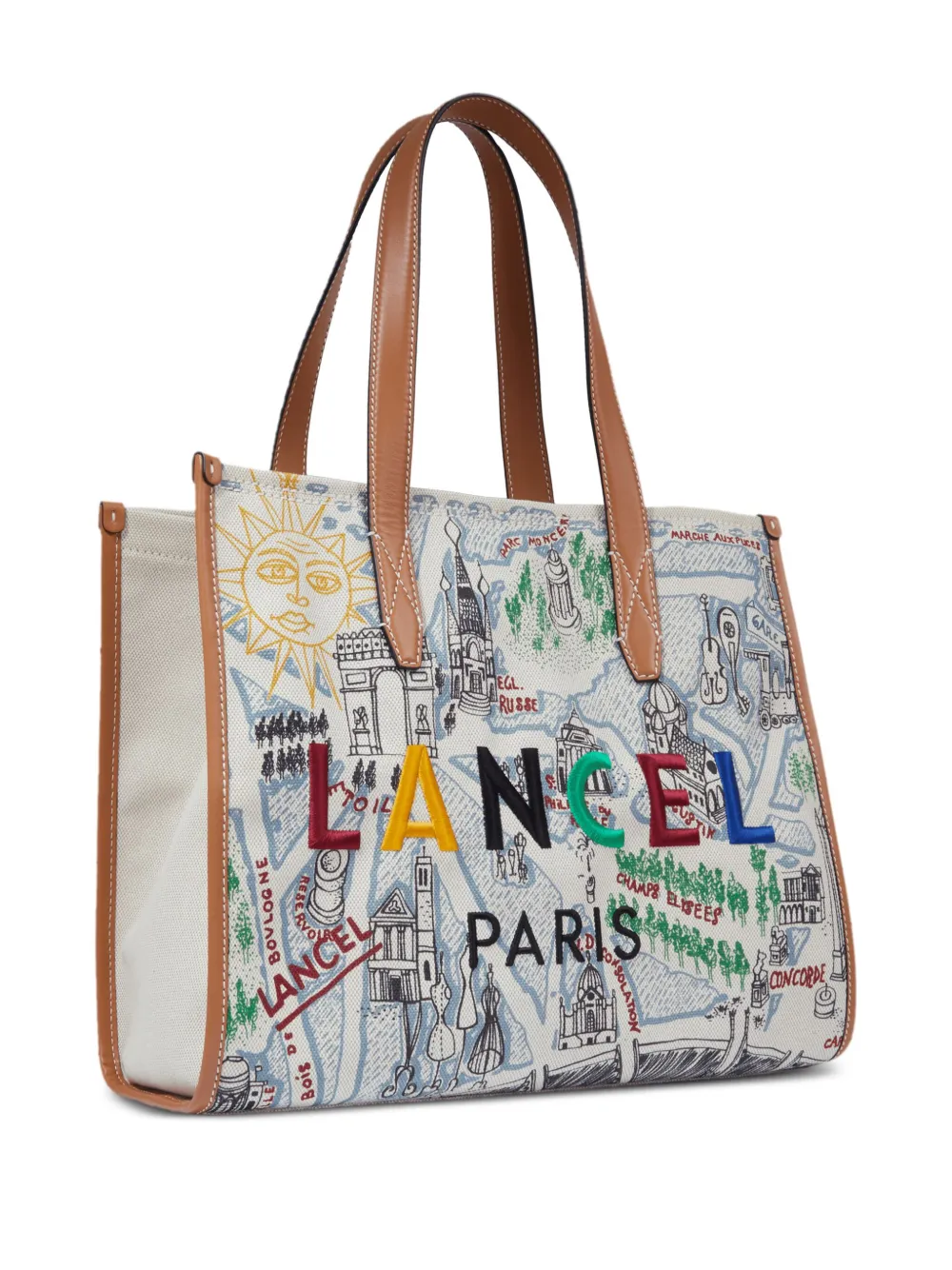 Lancel shopper Wit