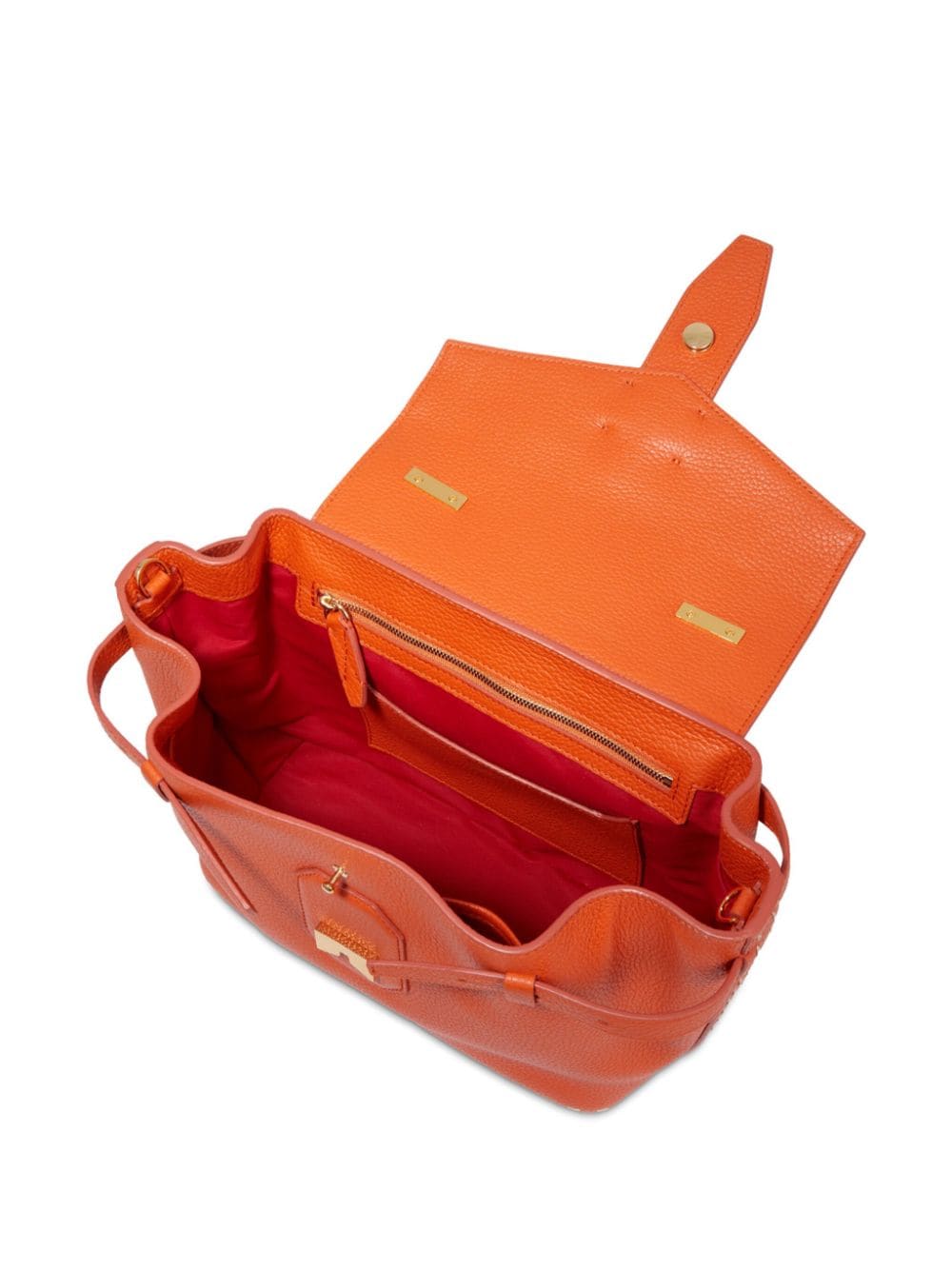 Shop Lancel Kleiner Charlie De Lancer Shopper In Orange