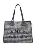 Lancel large logo-print tote bag - Black