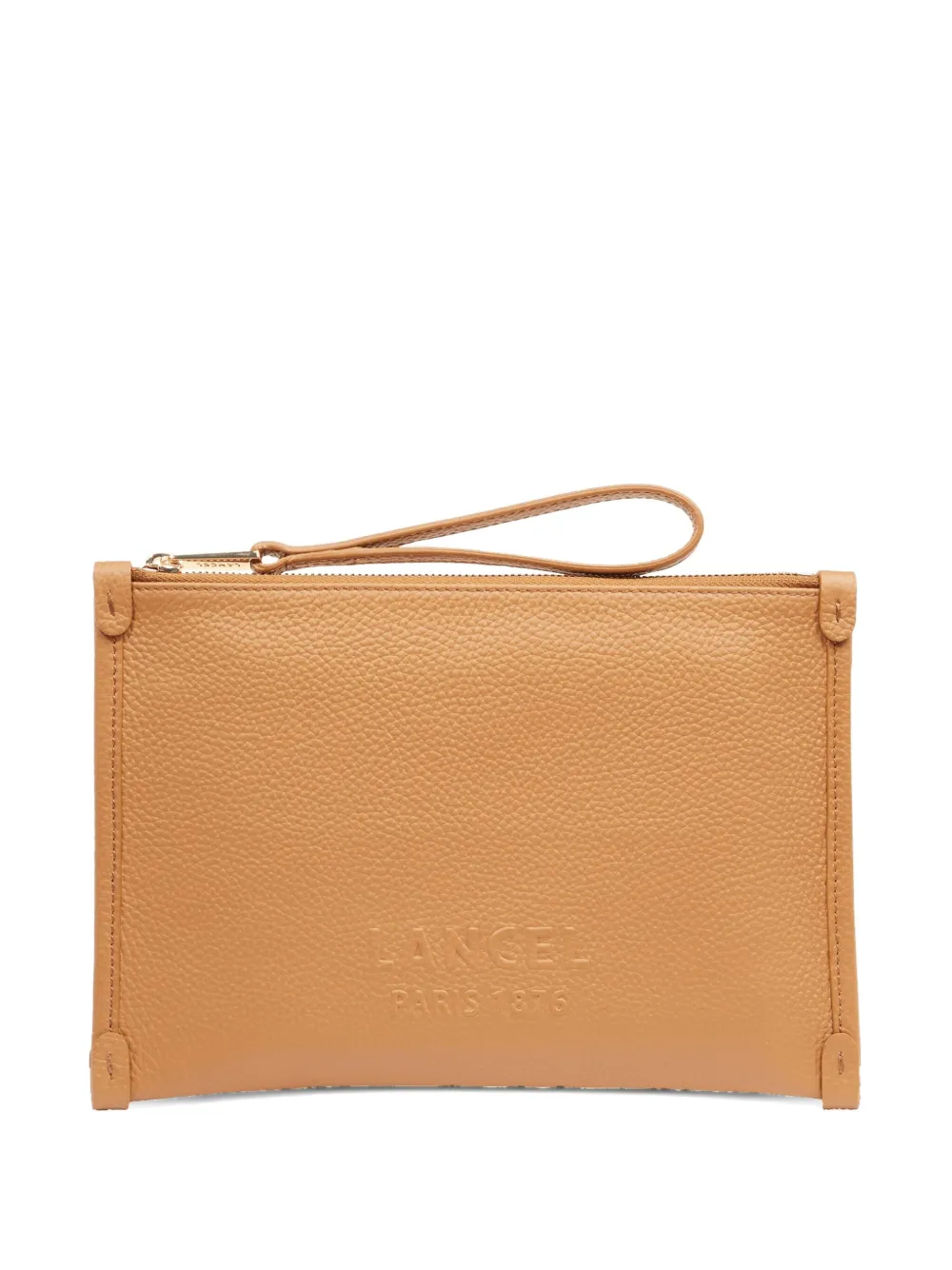 Lancel Small Jour Clutch Bag In Brown