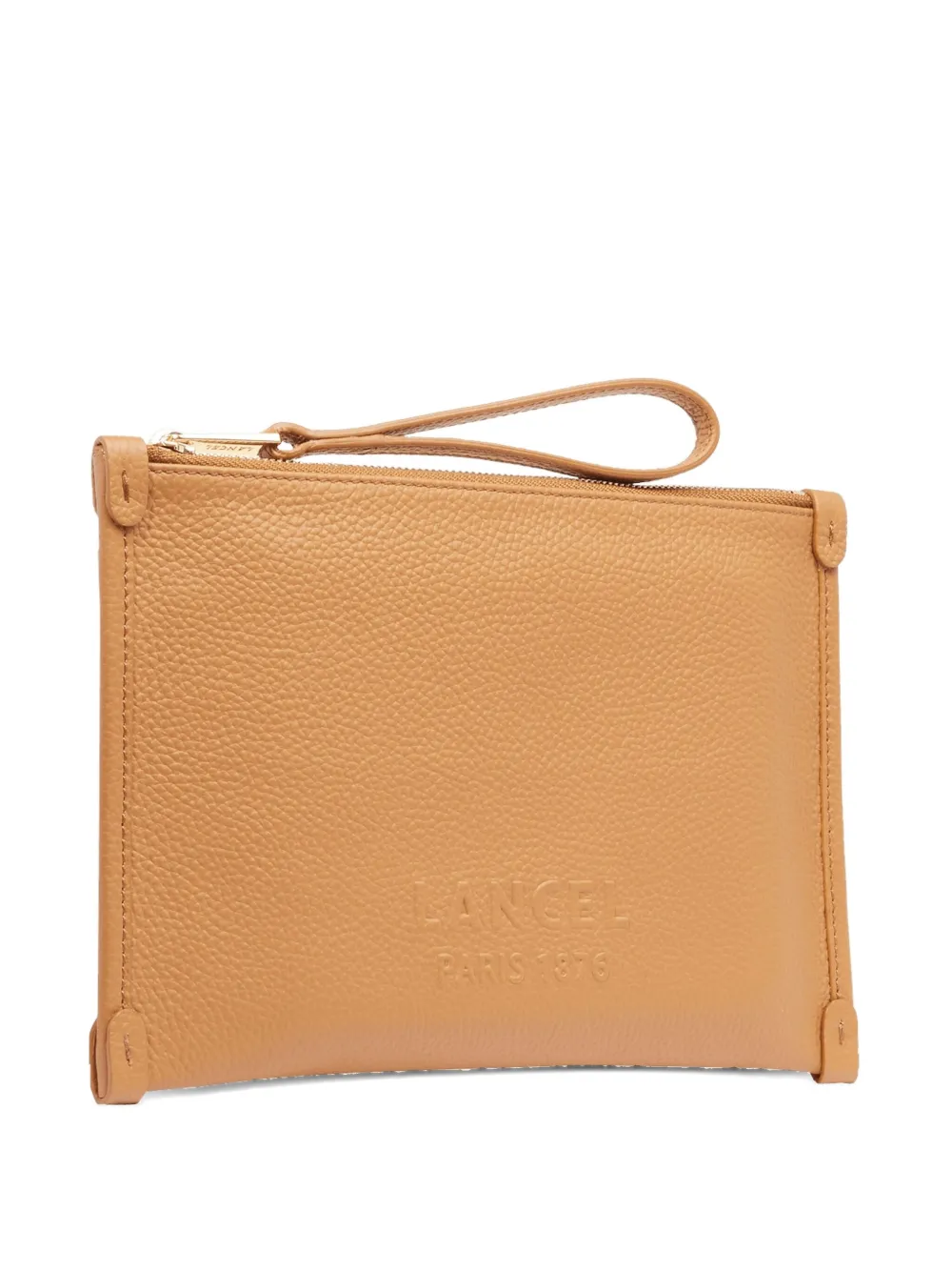 Lancel Small Jour Clutch Bag In Brown