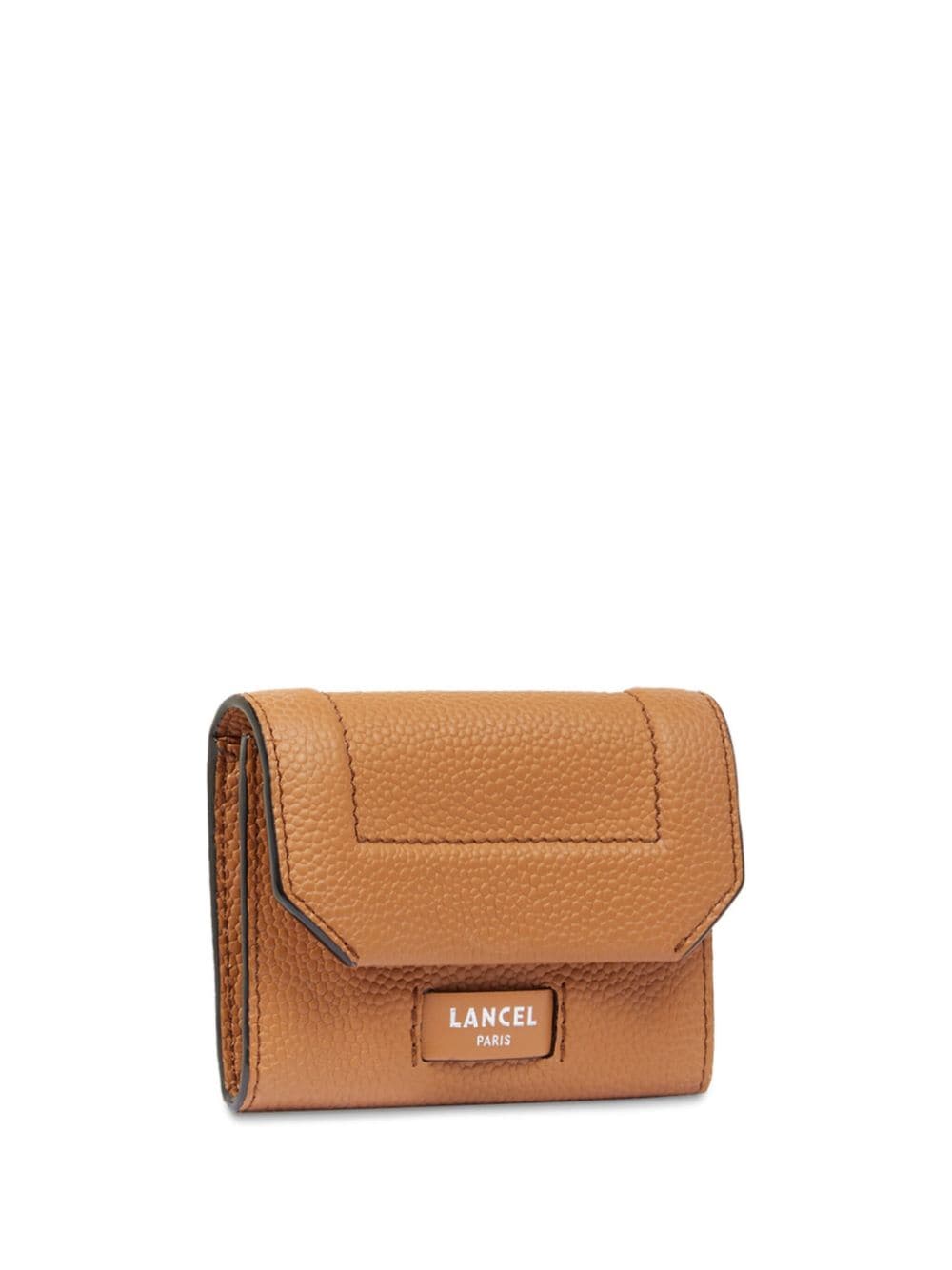 Shop Lancel Mini Ninon Wallet In Brown