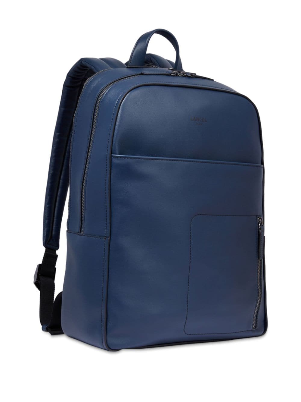 Shop Lancel Max De  Leather Backpack In Blue