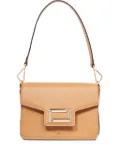 Lancel leather small flap bag - Brown