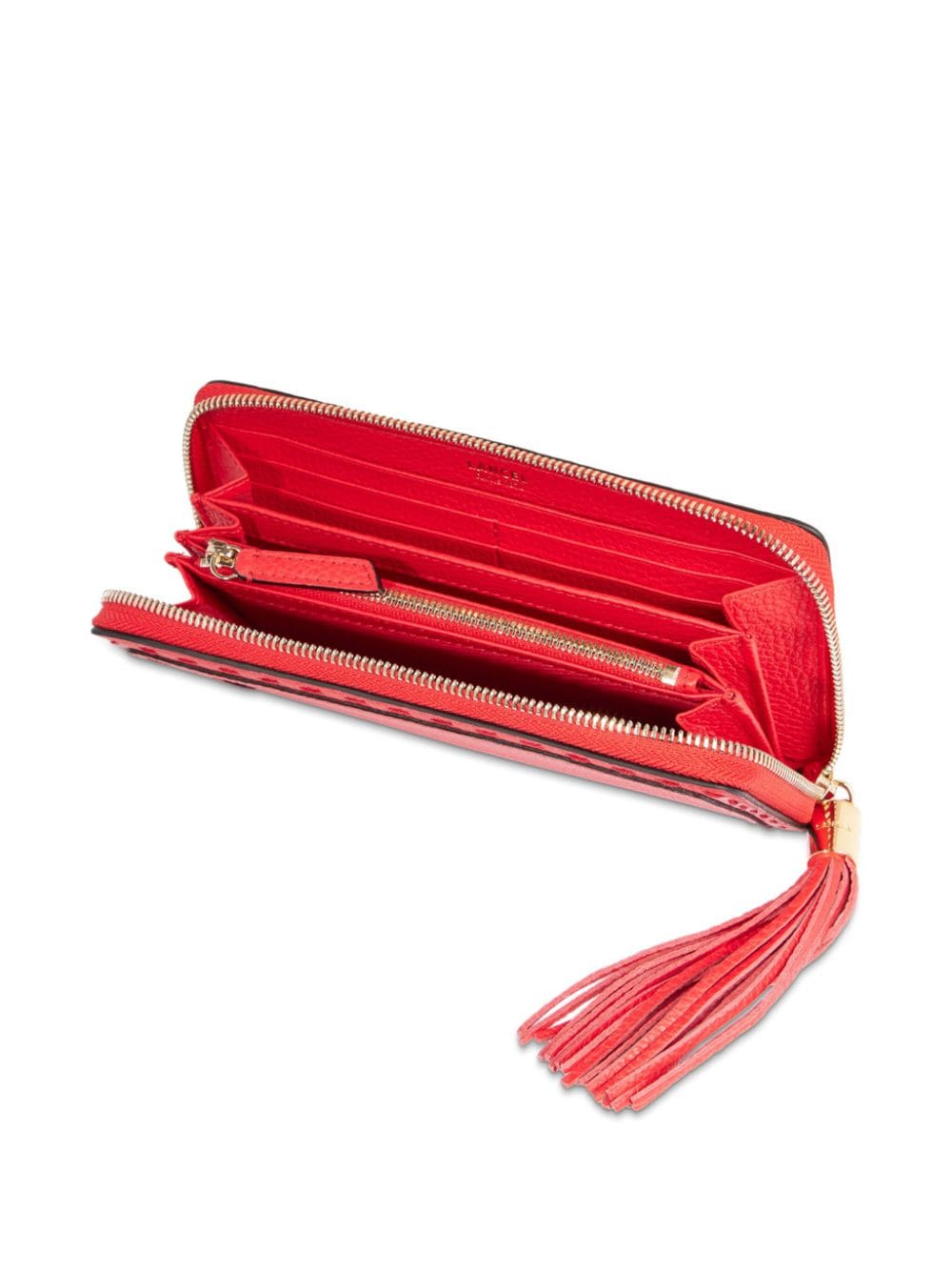 Shop Lancel Premier Flirt Wallet In Red