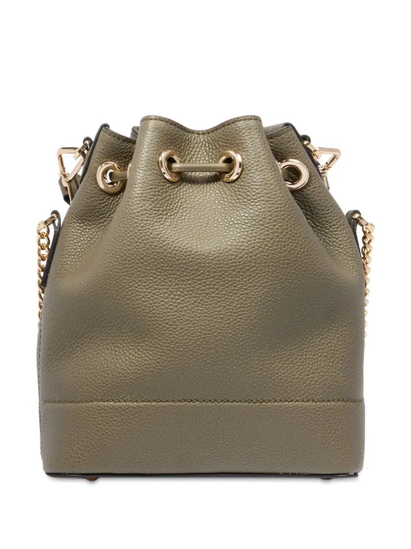 Lancel Small Ninon De Lancel Leather Bucket Bag Green FARFETCH