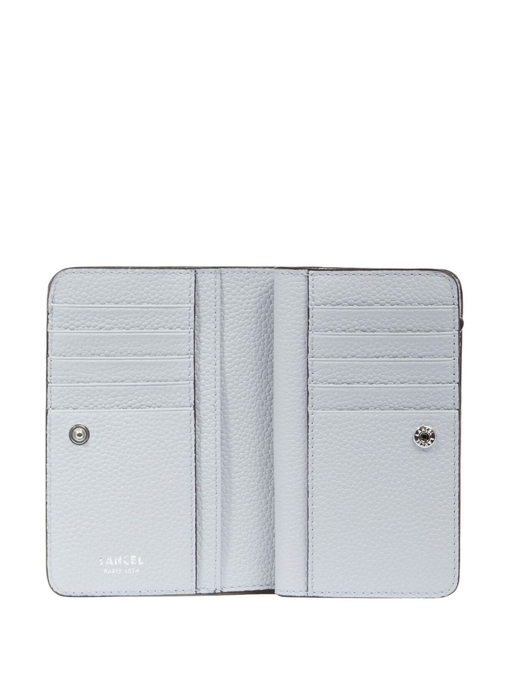 Shop Lancel Ninon Wallet In Grey