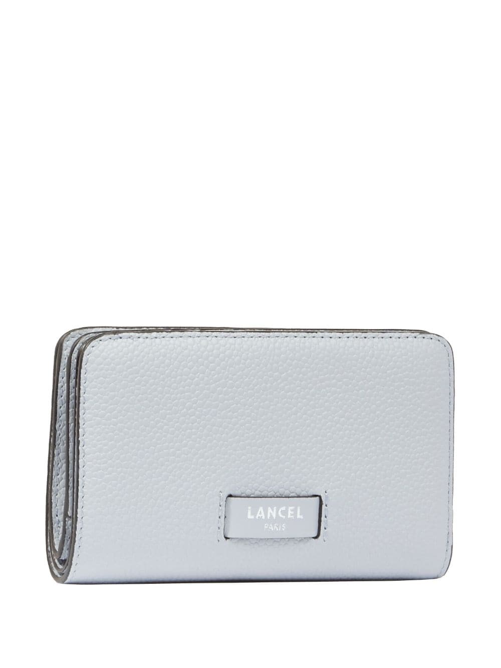 Shop Lancel Ninon Wallet In Grey