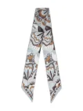 Lancel floral-motif bandeau - Blue
