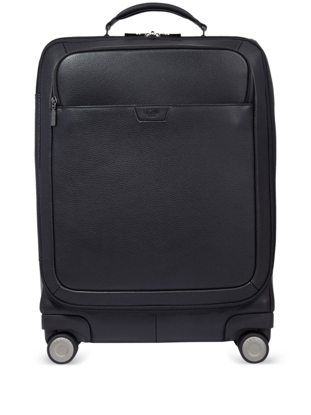 Shop Lancel Come De  Leather Cabin Suitcase In Black