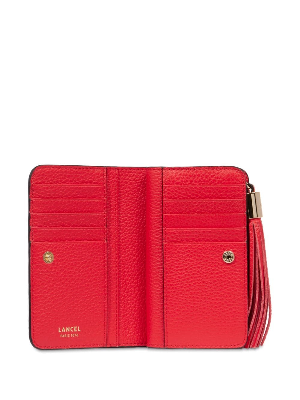 Shop Lancel Premier Flirt Wallet In Red