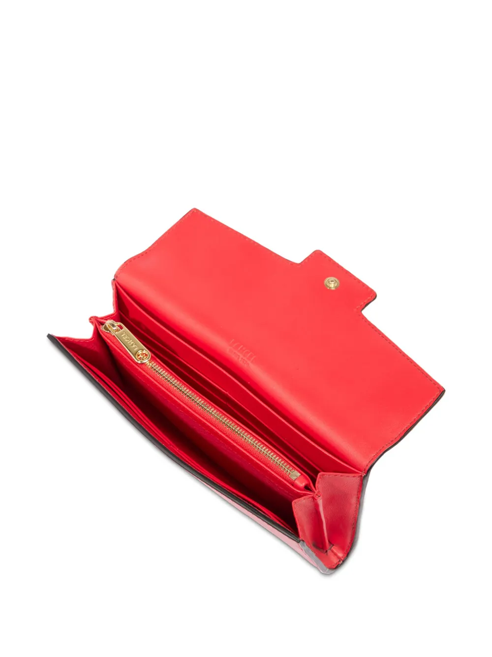 Lancel Angele lange portemonnee Rood