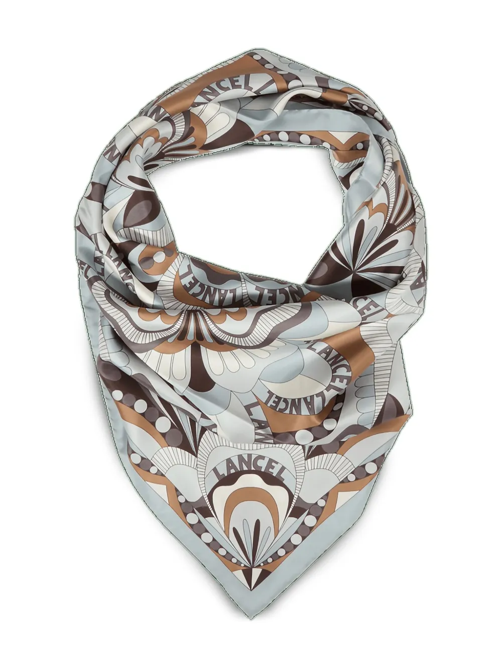 Lancel floral-motif silk scarf | Image 2