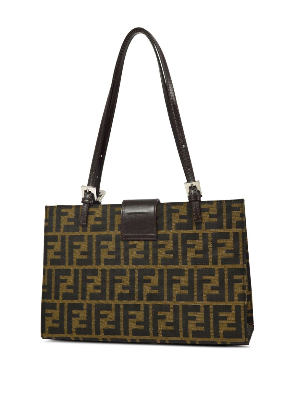 Fendi Pre-Owned 1990-2000s kleine shopper met Zucca jacquard - Zwart