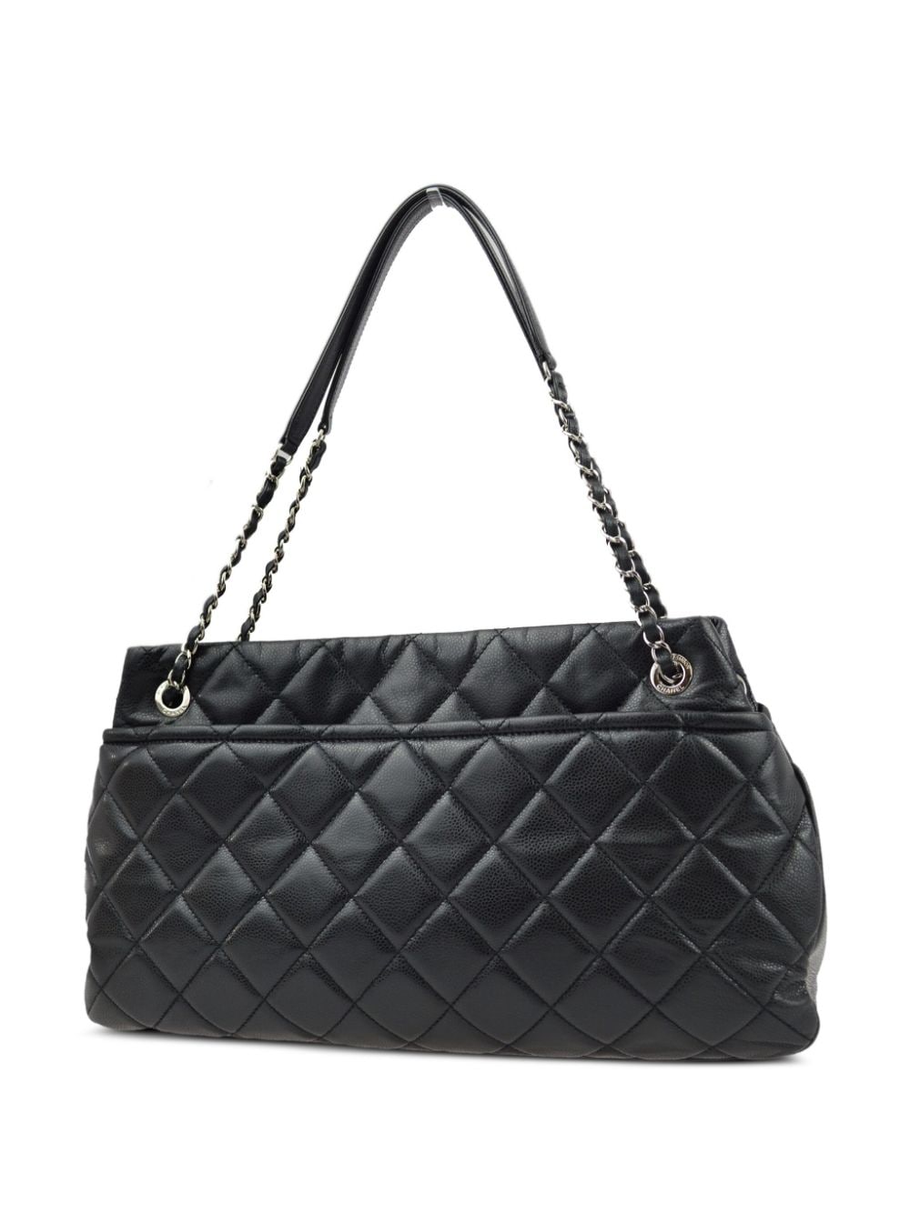 CHANEL Pre-Owned 2014 CC gewatteerde schoudertas - Zwart