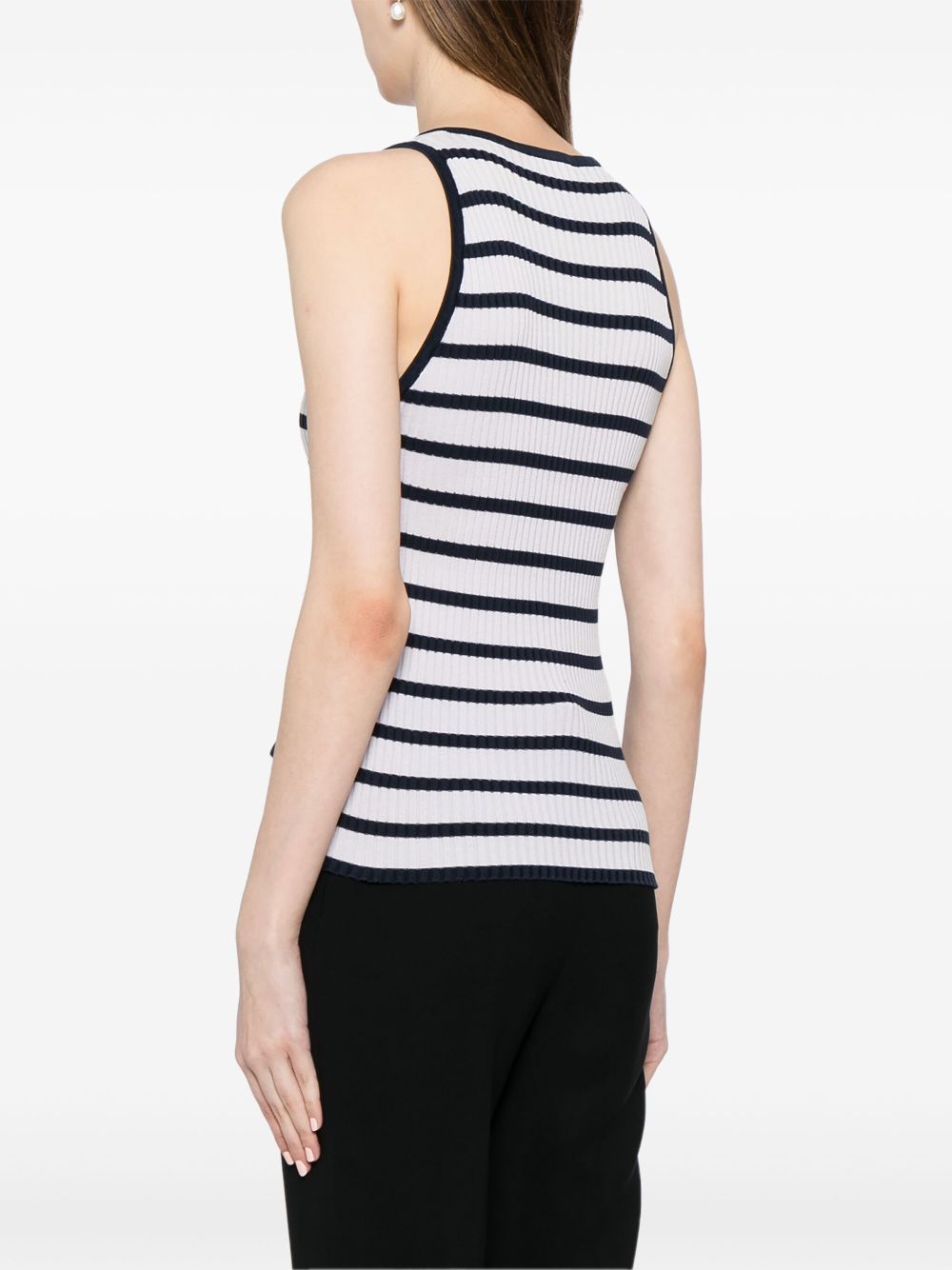 CHANEL 1998 striped sleeveless top Women