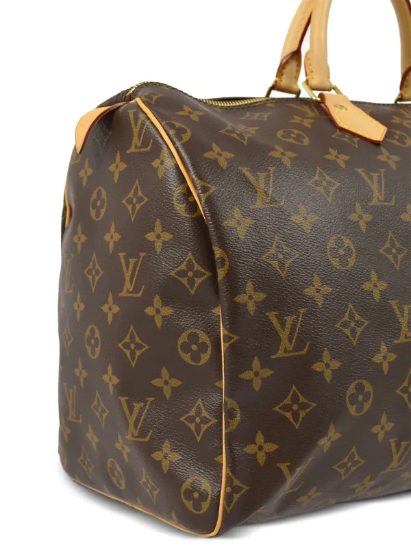 Louis Vuitton スピーディ40 LOUIS VUITTON Speedy 40 Monogram Multicolor Satchel Bag Black
