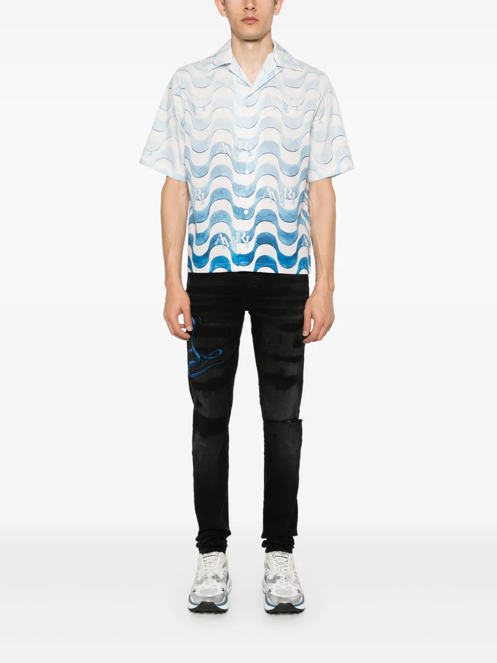 AMIRI Skinny broek - Zwart