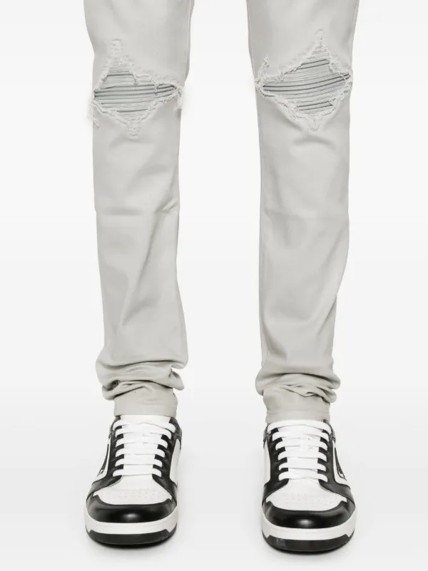 AMIRI Wax MX1 Skinny Jeans | Grey | FARFETCH JO