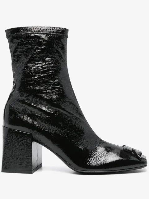 Courrèges botas con aplique del logo