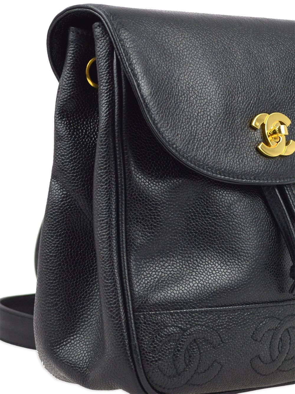 Affordable HOT SALE CHANEL 1997 Triple CC backpack Women