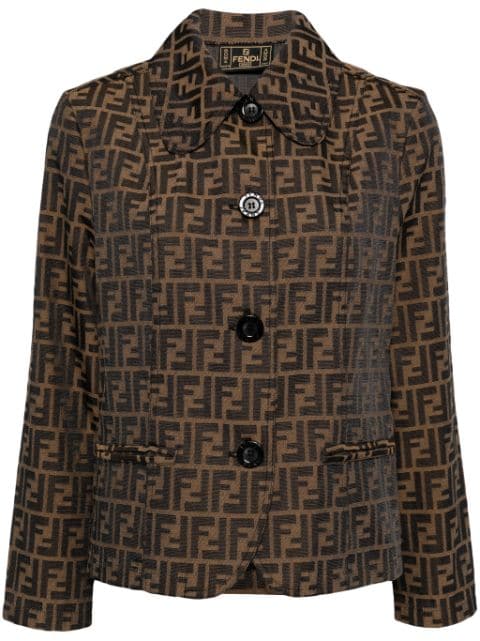 Fendi Pre-Owned 1990-2000 Zucca-jacquard jacket