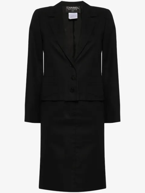 CHANEL Pre-Owned 1998 single-breasted skirt suit
