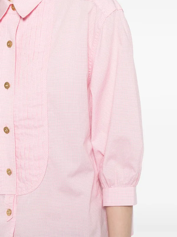 CHANEL Pre-Owned 1990-2000s チェック シャツ | ピンク | FARFETCH JP