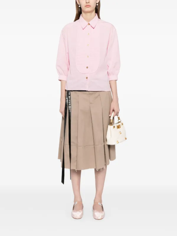 CHANEL Pre-Owned 1990-2000s チェック シャツ | ピンク | FARFETCH JP